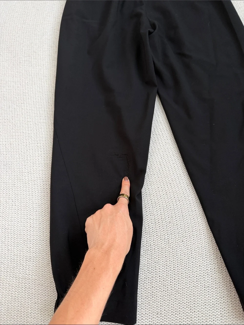Babaton Italian Wool Blend Trouser Joggers Black Size 4